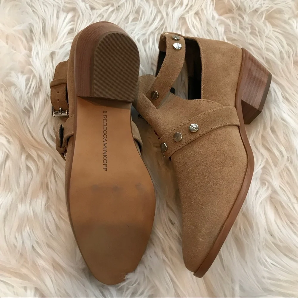 NWT • Rebecca Minkoff • Abigail Suede Ankle Boots